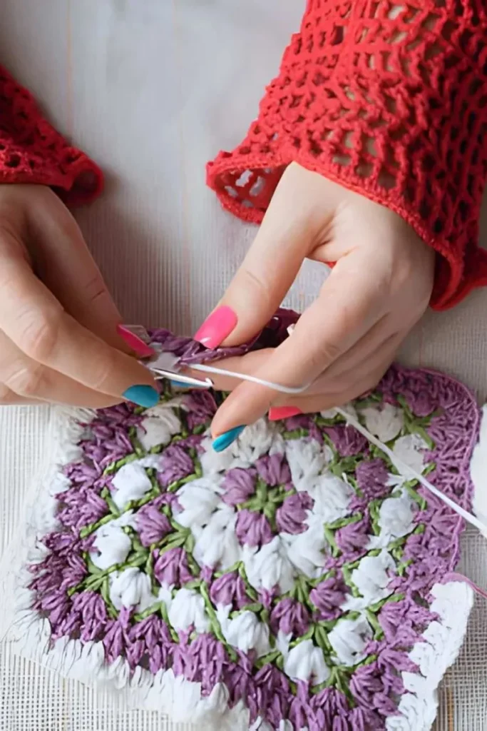 Granny Square Crochet Pattern